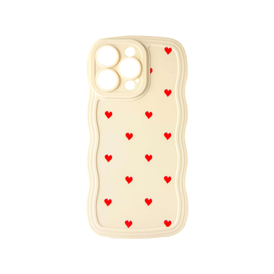 Red Hearts iPhone Case