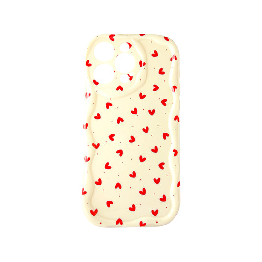 Red Hearts iPhone Case